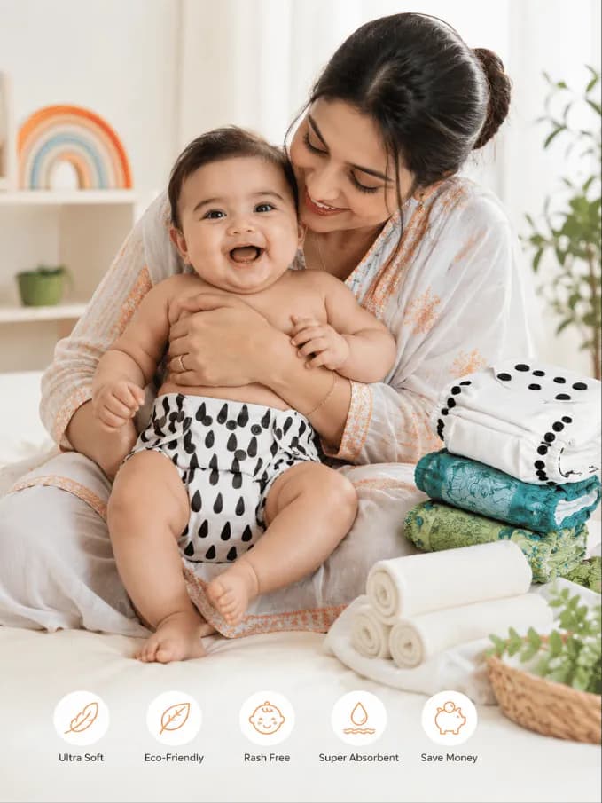 ন্যাপি প্যান্ট (Reusable Baby Diaper)